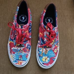 Polo by Ralph Lauren Red and Blue Sneakers